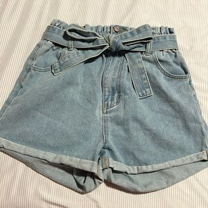 Paperbag Jean Shorts